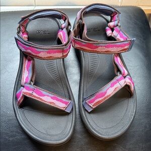 Teva Women's Sandals with Pink and Purple Straps